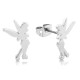 Pendientes oro blanco Silueta Campanilla Disney