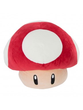 Super Mario Peluche Mocchi-Mocchi Mega Champiñón 36 cm
