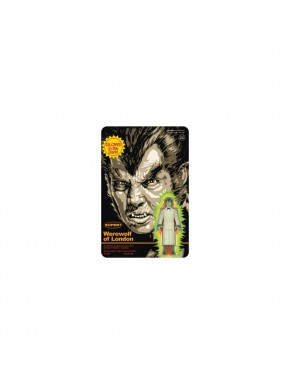 Hombre lobo en Londres Figura ReAction Wave 02 Werewolf of London (Monster Glow) 10 cm