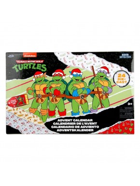 Tortugas Ninja Figuras Nano Metalfigs Diecast Calendario de adviento Holiday 2024