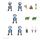 Tortugas Ninja PAck de 5 Figuras Ultimates Mousers 8 cm