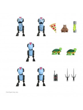 Tortugas Ninja PAck de 5 Figuras Ultimates Mousers 8 cm