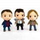 Pack 3 Peluches Supernatural Sam, Dean, Castiel Q-Pals 21 cm