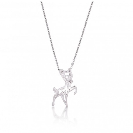 Pendant white gold Bambi Disney