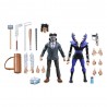 2 pacotes de figuras das tartarugas ninja Casey Jones e Split Foot Soldier