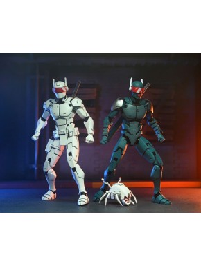 Tortugas Ninja (The Last Ronin) Pack de 2 Figuras Synja Robots 18 cm