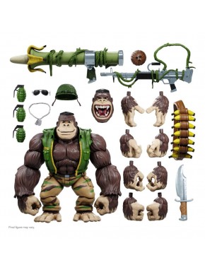Tortugas Ninja Figura Ultimates Guerrilla Gorilla 20 cm