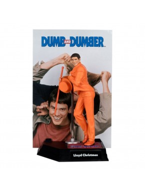 Dos tontos muy tontos Estatua PVC Movie Maniacs Lloyd Christmas (Gold Label) 15 cm