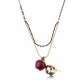 Pendant gold Apple poisoned snow White Disney