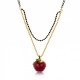 Pendant gold Apple poisoned snow White Disney