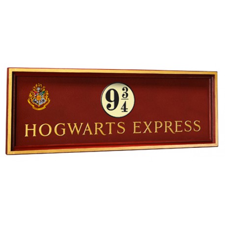 Réplica cartel anden 9 3/4 Hogwarts Express