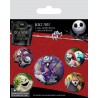 Pack Chapas Pesadilla antes de Navidad Characters