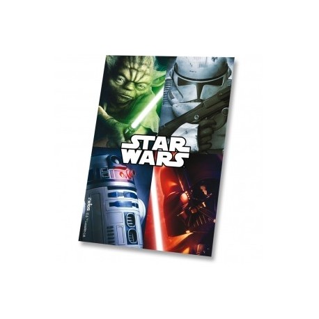 Star Wars fleece Blanket light and dark