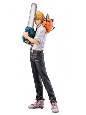 Chainsaw Man Estatua S-Fire PVC 1/7 Denji & Pochita 24 cm