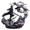 Homem-serra Estátua Super Situação Figura Homem-serra vs. Espada Samurai 26 cm