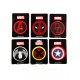 Parches Marvel logos round