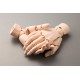 Takahiro Kagami Artist Support Item Hand PVC 1/1 Model/L Pale Orange 21 cm