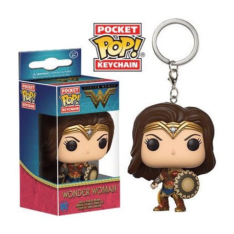 Llavero mini Funko Pop! Wonder Woman Película