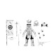 Usagi Yojimbo Figura Samurai Usagi Yojimbo Black & White Figure 18 cm