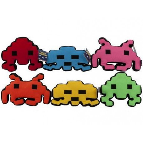 Peluche Space Invaders Colores 30 cm