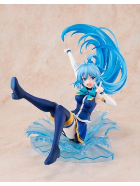 Konosuba God's blessing on this wonderful world! Estatua PVC 1/7 Aqua: Sneaker Bunko 30th Anniversary Ver. (re-run) 19 cm