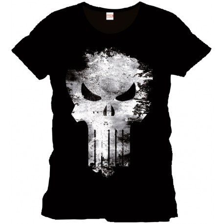 Camiseta Punisher Distress Skull