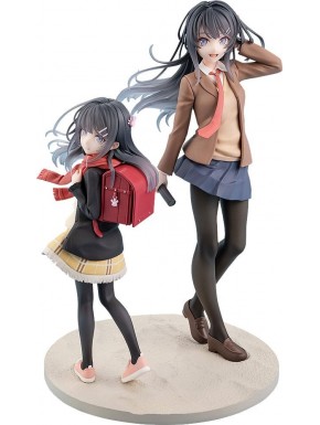 Rascal Does Not Dream of a Knapsack Kid Estatua PVC Mai Sakurajima High School Graduation Ver. & Knapsack Kid 19 cm
