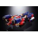 Super Electromagnetic Machine Voltes V Figura Diecast Soul of Chogokin GX50-SP Com-Battler V Chogokin 50th Anniversary Ver. 25 c