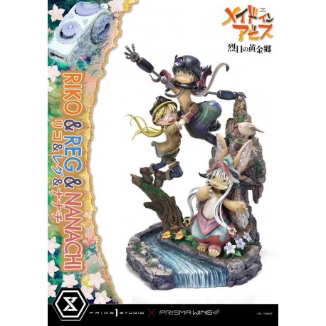 Made in Abyss Estatua Riko, Reg & Manachi 27 cm