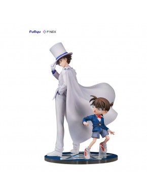 Detective Conan F:NEX estatua PVC 1/7 Conan Edogawa & Kid the Phantom Thief 29 cm
