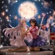 Nekomonogatari Monogatari Series Estatuas PVC Tsubasa Hanekawa Set (re-run) 19 cm