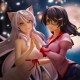 Nekomonogatari Monogatari Series Estatuas PVC Tsubasa Hanekawa Set (re-run) 19 cm