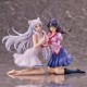 Nekomonogatari Monogatari Series Estatuas PVC Tsubasa Hanekawa Set (re-run) 19 cm