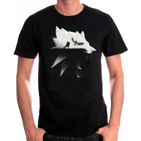 Camiseta The Witcher Wolf