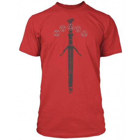 Camiseta The Witcher Silver Sword