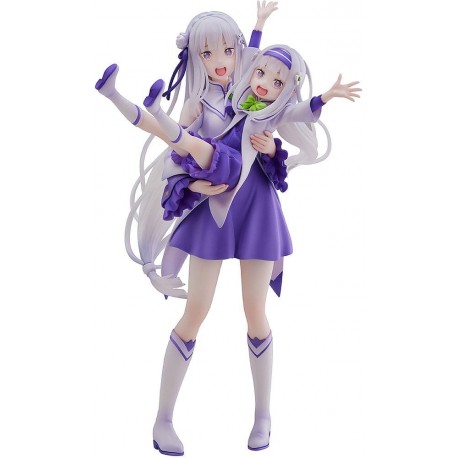 Re:Zero Starting Life in Another World Estatua PVC 1/7 Emilia & Childhood Emilia 24 cm