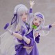 Re:Zero Starting Life in Another World Estatua PVC 1/7 Emilia & Childhood Emilia 24 cm