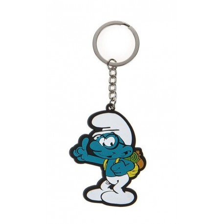 Keychain rubber Philosopher, The Smurfs