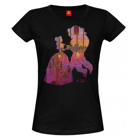 Camiseta Chica Disney La Bella y la Bestia Baile