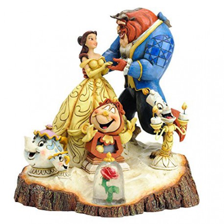 Figura Disney La Bella y la Bestia Jim Shore Tale as Old as Time