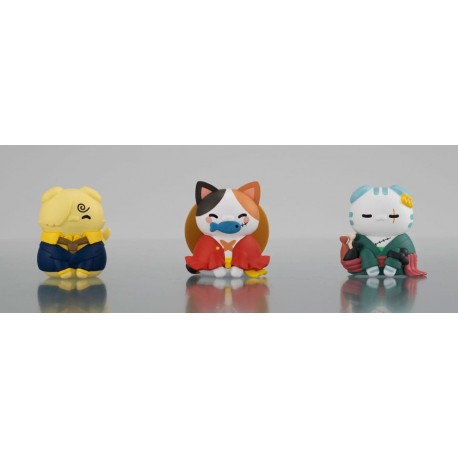One Piece Mega Cat Project Pack de 3 Figuras Nyan Piece Nyan! Happy Trio 2024 Limited Ver. 3 cm