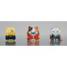 One Piece Mega Cat Project Pack de 3 Figuras Nyan Piece Nyan! Happy Trio 2024 Limited Ver. 3 cm