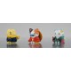 One Piece Mega Cat Project Pack de 3 Figuras Nyan Piece Nyan! Happy Trio 2024 Limited Ver. 3 cm