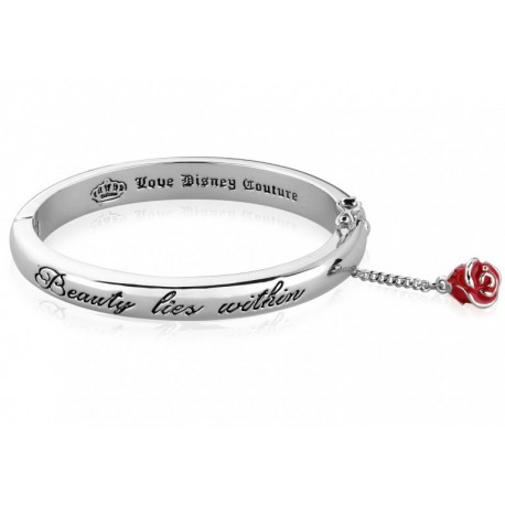 Pulsera Brazalete oro blanco La Bella y la Bestia classic