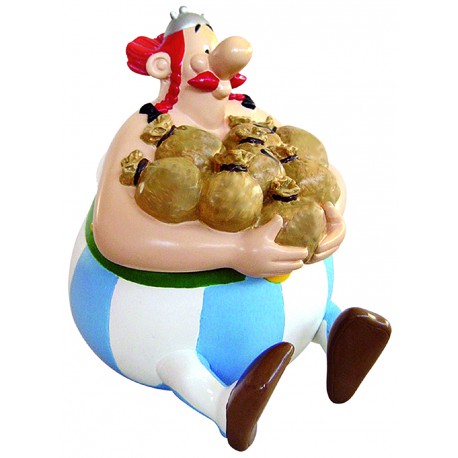 Piggy bank Obelix Asterix The Gaul 20 cm