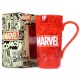 Taza Marvel Logo Latte 550 ml