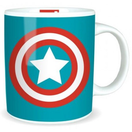 Taza Marvel Capitán América Escudo