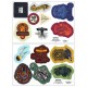 Set of 14 Patches for ironing Harry Potter