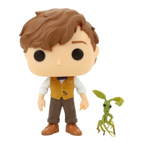 Figura Funko Pop Newt Scamander com Pickett
