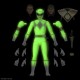 Power Rangers Figura Ultimates Green Ranger (Glow) 18 cm